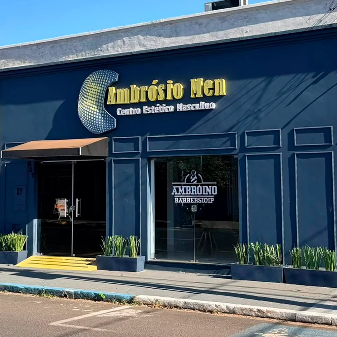 Fachada da Ambrosio Men no Centro de Penápolis